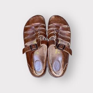 Footprints Brown Leather Shoes Size 11.5